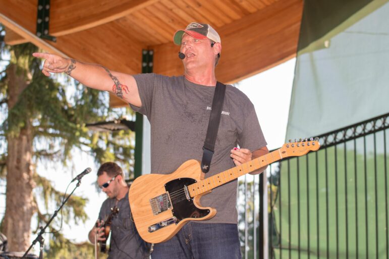 rockin" country enjoyed by music in the park concert-goers