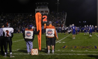 The matchup between Southern Lehigh and Saucon Valley in the District 11 AAA football semifinals on Nov. 8, 214, proved to be an exciting one.