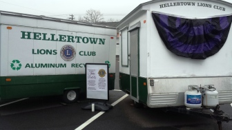 John DelRe was a dedicated Hellertown Lions member, where he was the recipient of the highest Lions Award, the Melvin Jones Fellowship Award.  He also was the lead builder/designer of the Lions' Recycling Trailer and the Hot Dog Wagon.