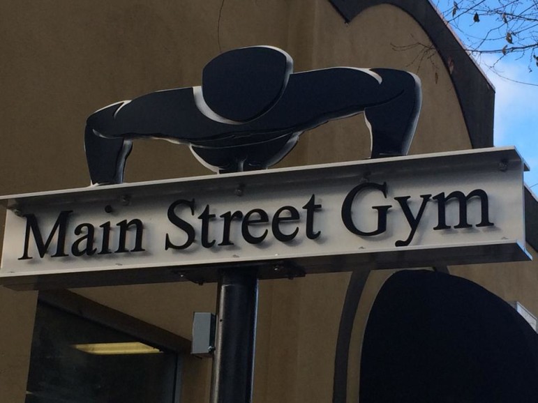 A new custom metal sign was recently installed outside the Main Street Gym in Hellertown.