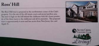 A brochure description of the "Ross' Hill" townhome cluster at Silver Creek Country Club in Lower Saucon Township