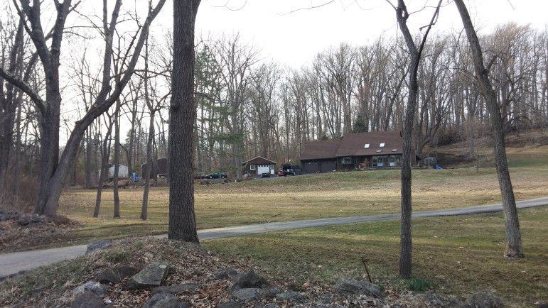 A home at 2583 Apple Street, Lower Saucon Township was the scene of brush fire that may have resulted in a fatality Monday. As of Monday afternoon authorities had not named the male victim or identified his cause of death.