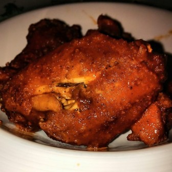 Succulent buffalo wings are available in regular, barbecue and balsamic.