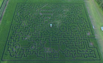 Mazezilla is a large corn maze in Saylorsburg, Monroe County