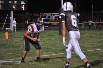 Sophomore Steven Rose playing good defense