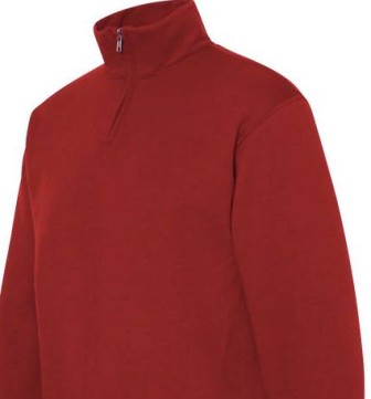 The quarter-zip sweatshirts being sold by the Saucon Valley High School senior class will have a pawprint logo embroidered on the left chest area.