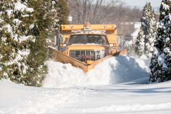 Snow plows were put the test by the massive blizzard. Road crews have been working around the clock to clear the roads in Saucon Valley.