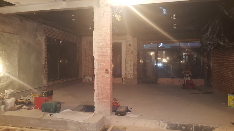 The tasting room and bar area will be located near the brewery's front entrance.