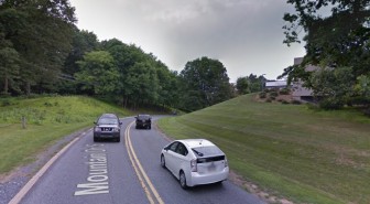 Mountain Drive South near Lehigh University's Mountaintop Campus