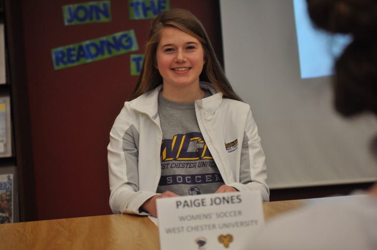 Soccer player Paige Jones chose West Chester University and will major in Math Education