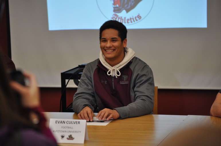 Evan Culver is going to Kutztown University and will study Criminology and Psychology while continuing his football career
