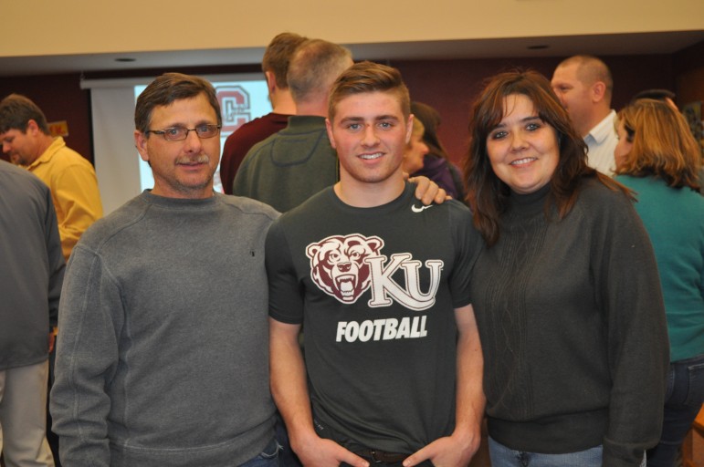 Nate Harka and his parents are Kutztown bound!