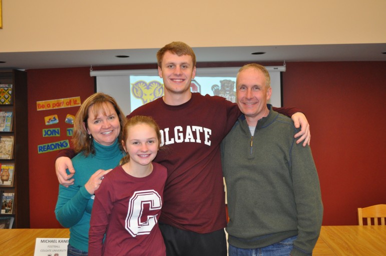 Colgate is the chosen place for Mike Kane and his family!