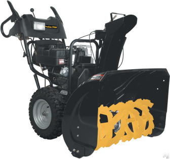 A Tecumseh Snow King snow blower