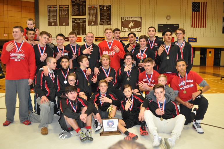 Saucon Valley conquere the Tour for Four. Four consectutive Colonial League titles.