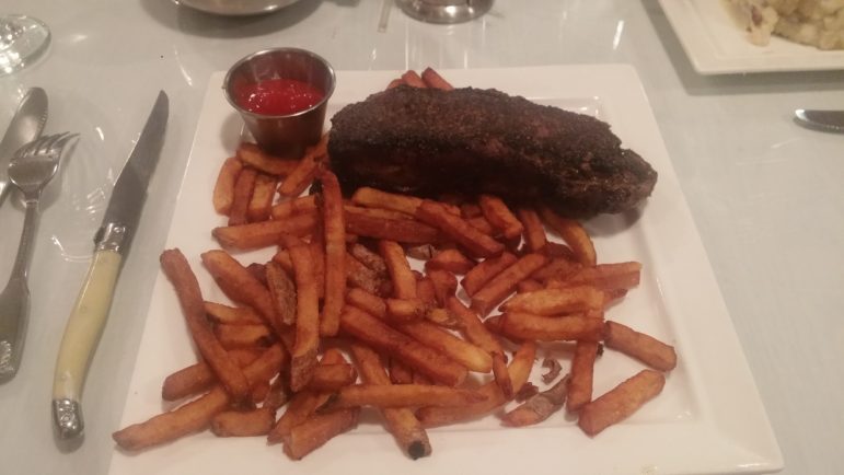 Steak Frites at the James Eatery in Palmer Township.