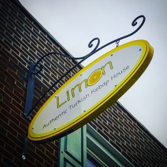 The sign for Limon Authentic Turkish Kebap House--Hellertown's newest restaurant.