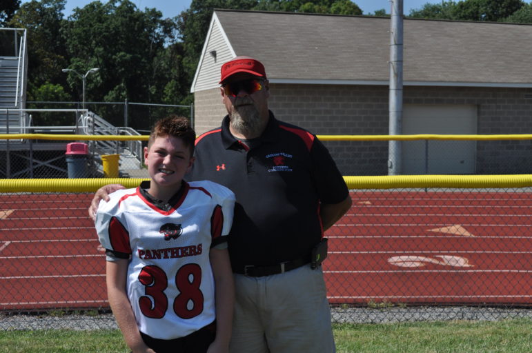 90's player Joe Peterson and his coach Jack Hill