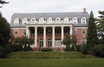 Seibert Hall (main entrance) at Susquehanna University in Selinsgrove, Pa.