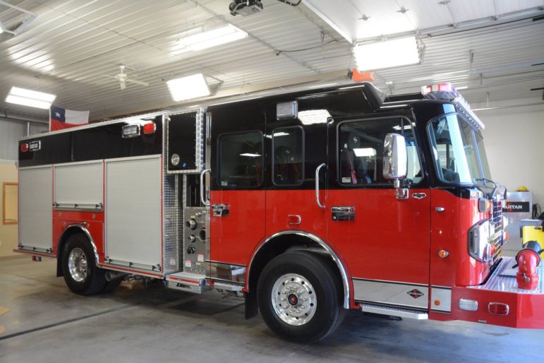 This photo of Lower Saucon Fire Rescue #16's new fire truck was taken at a pre-delivery inspection at Spartan ERV headquarters in Brandon, S.D., in late September.