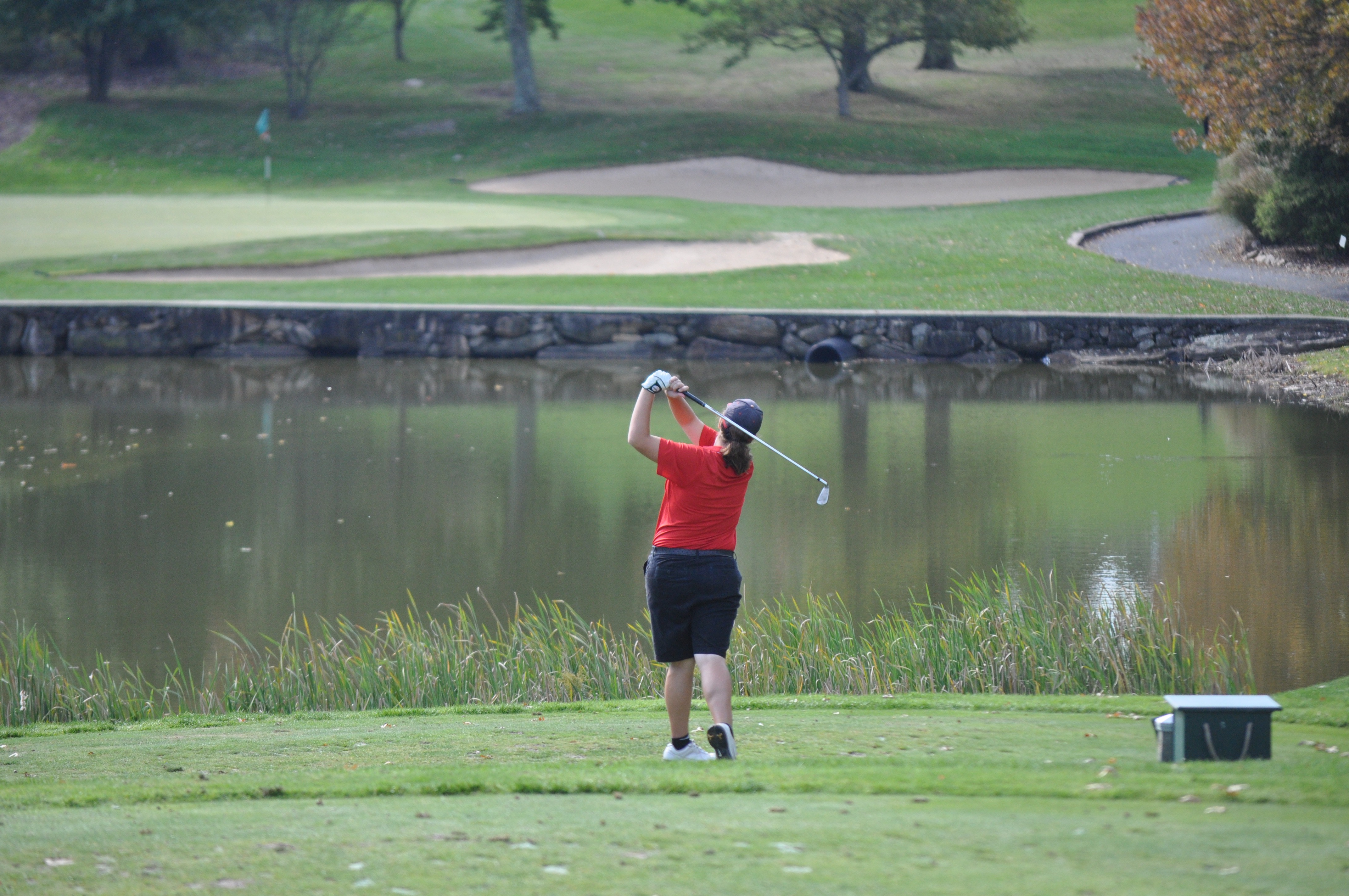 The 4th hole was very good to Sophia Israel in the PIAA Regional tournament.