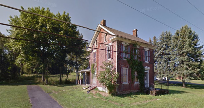 Lower Saucon Township Police say someone tampered with the lock on this old abandoned house in order to access the property.