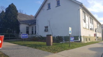 The polling station at Seidersville Hall, Lower Saucon Township, Northampton County, Pa., on Tuesday, Nov. 8, 2016.