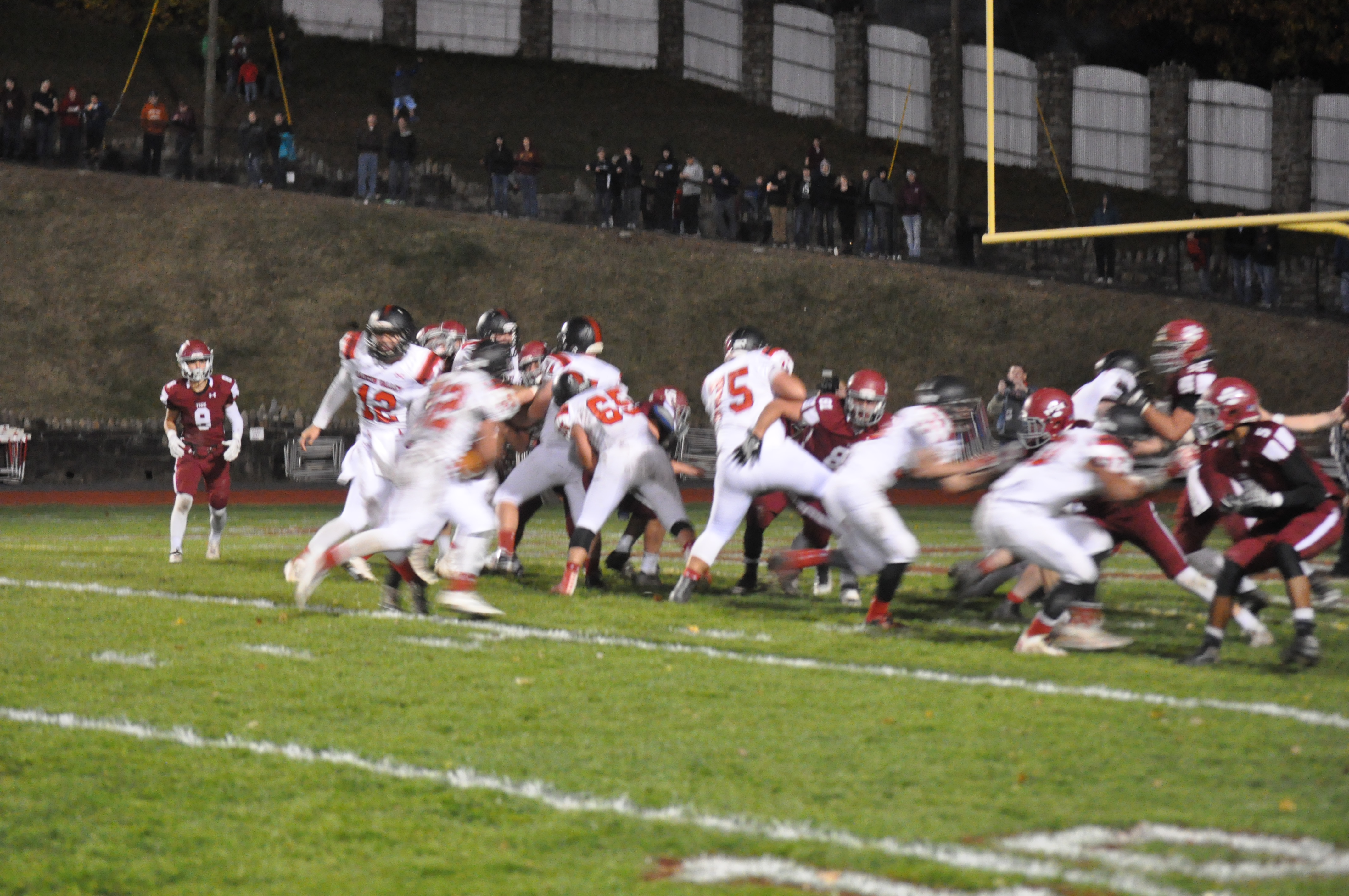 Nate Kehs on his way to touchdown.