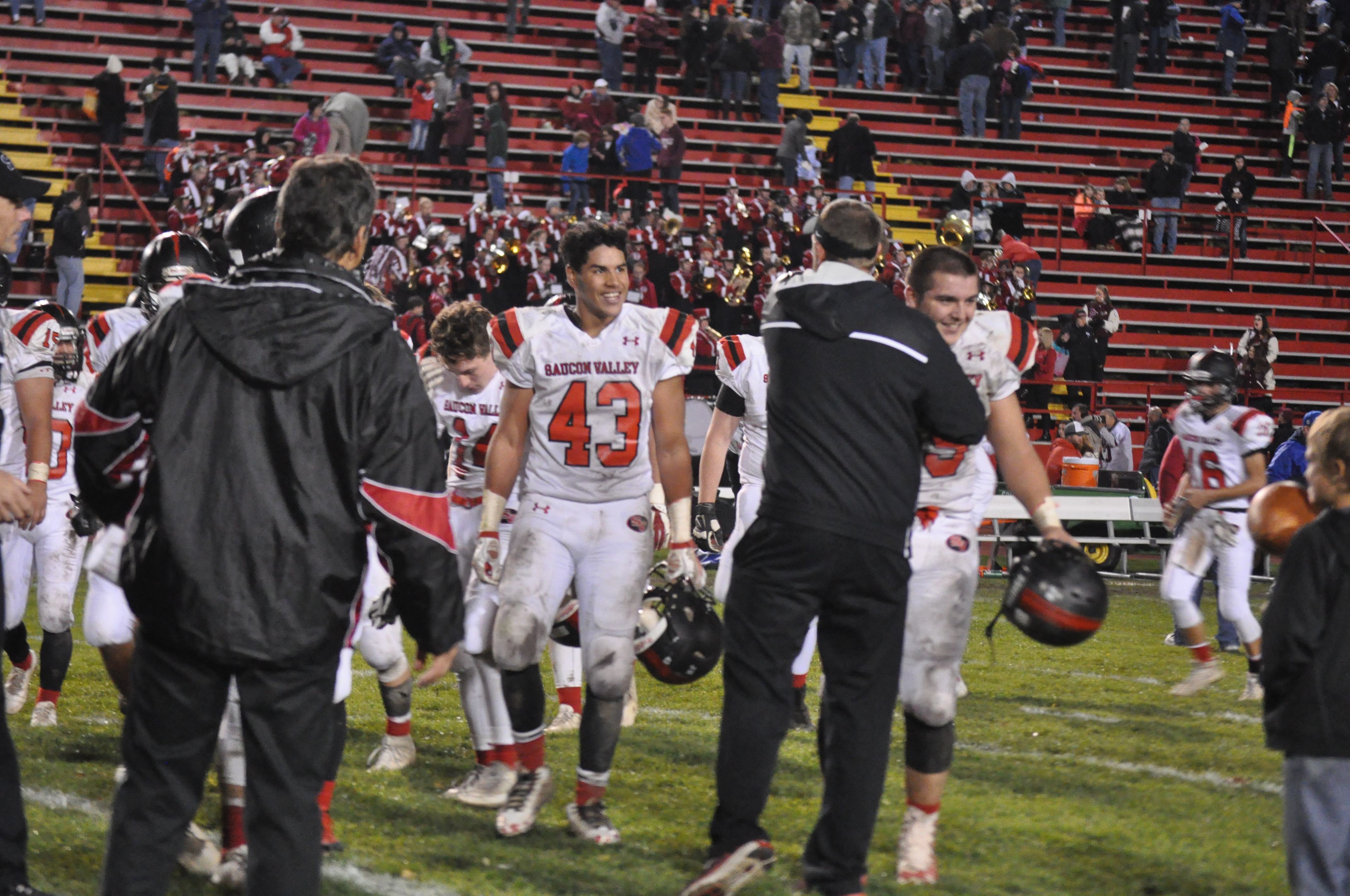 Post game celebration time