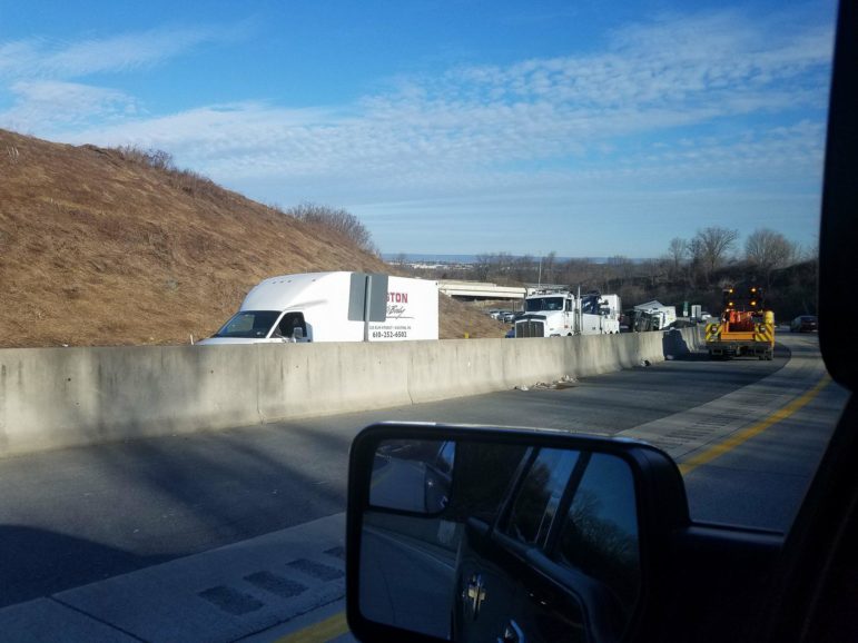 Rollover Accident On I-78, Rt. 33 Ramp Causes Traffic Backup