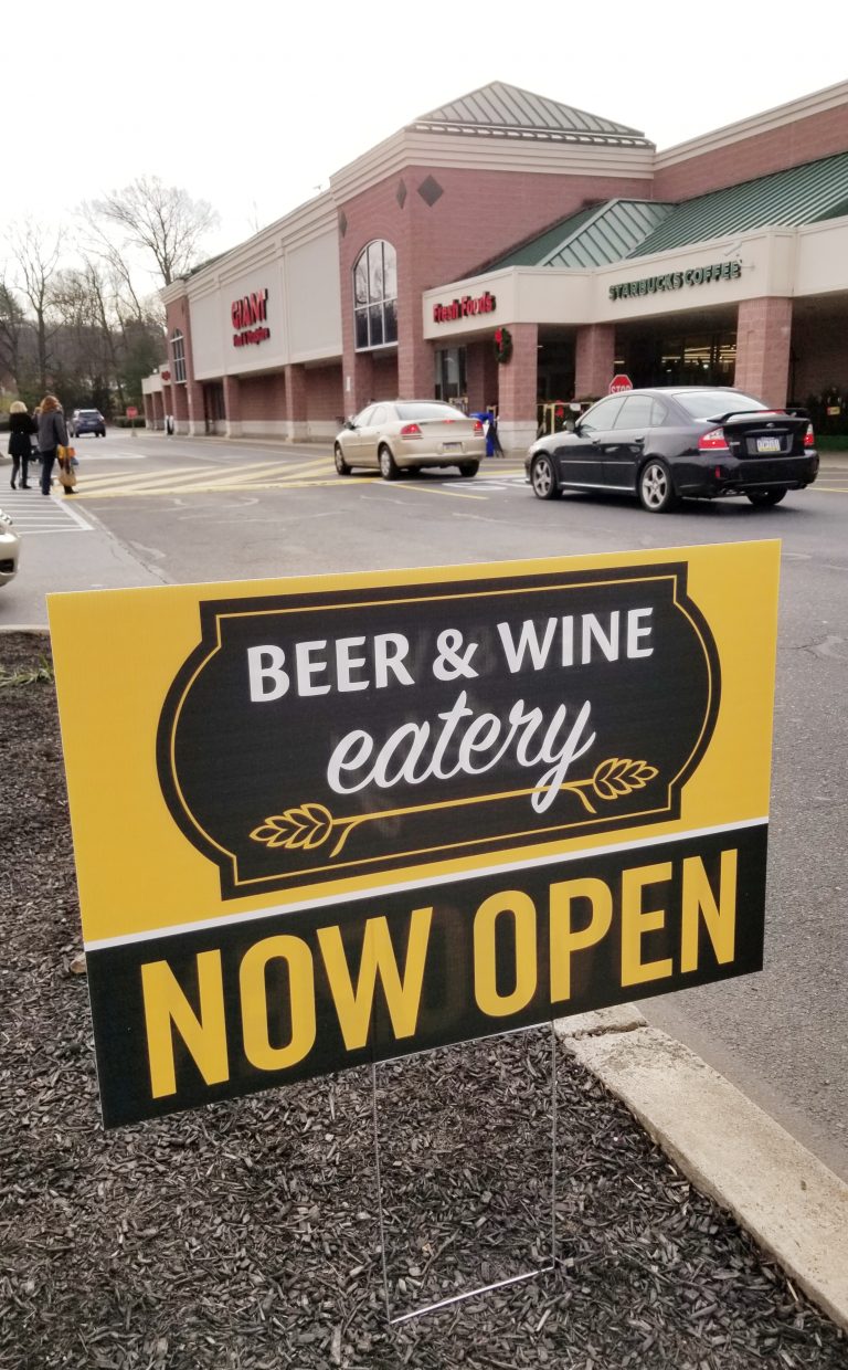 Beer & Wine Eatery Opens at Hellertown Giant Saucon Source