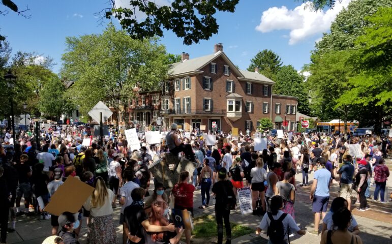 Protest George Floyd Racism Bethlehem