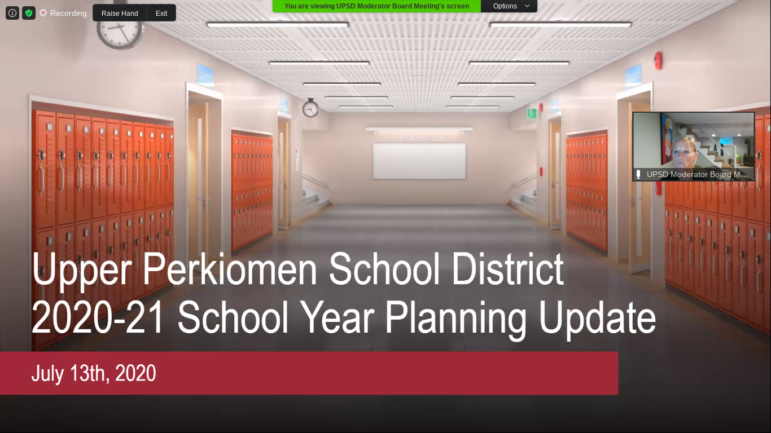 Upper Perkiomen Reopening School