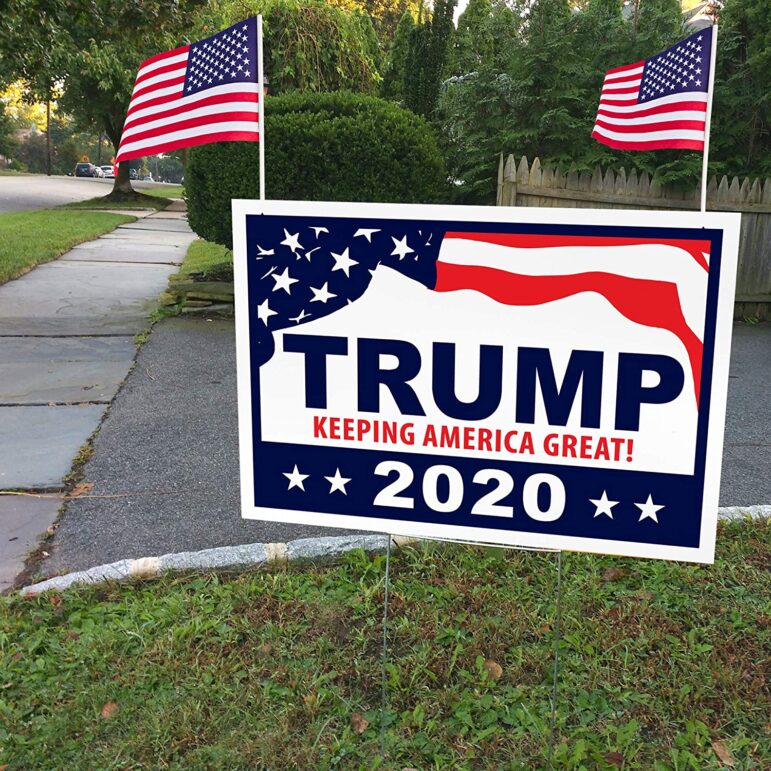 Trump 2020 sign 2