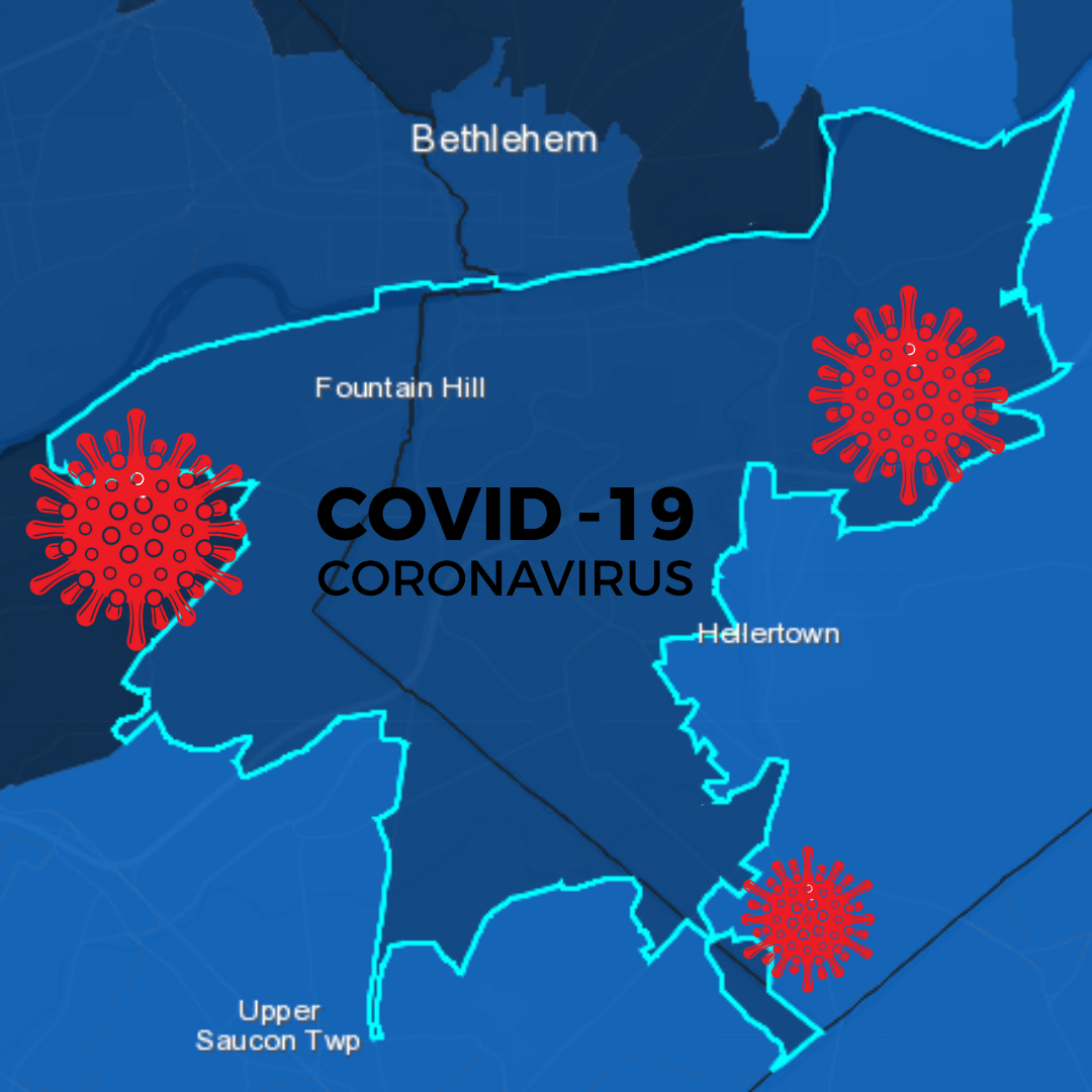 18015 zip code COVID-19 cases