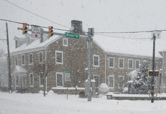 Borough Hall Snowstorm