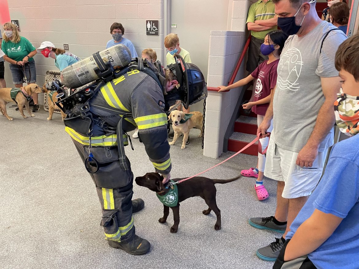 Seeing Eye Puppies-in-Training Visit Lower Saucon Fire Rescue - Saucon ...