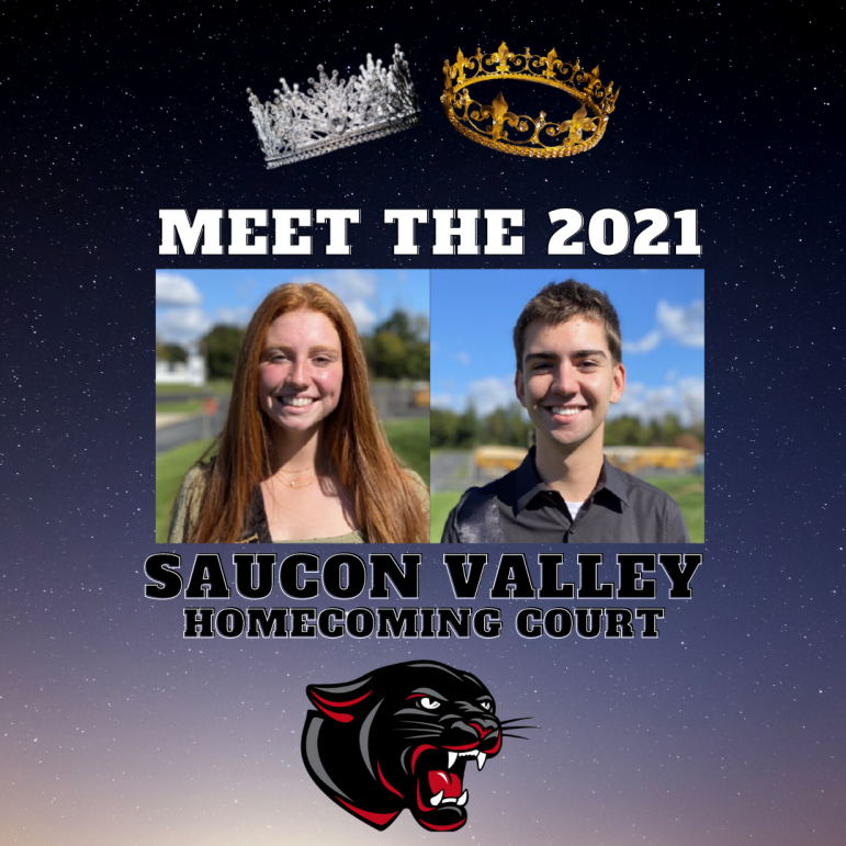 2021 Homecoming Court Saucon Ethan Grim Cate Leidich