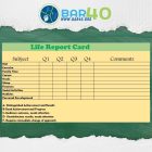 BAR40 Life Report Card