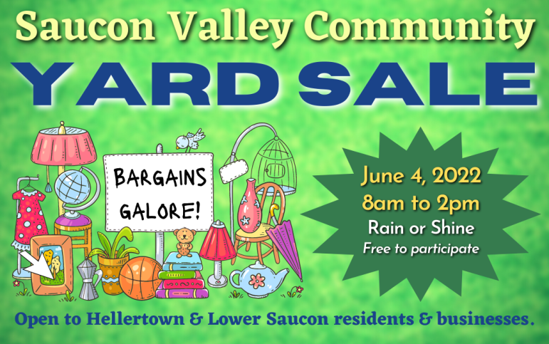 2022 Saucon Valley Community Yard Sale in-story