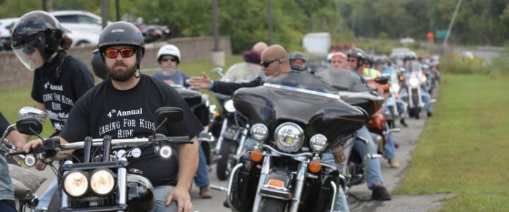 Bikers Ride Caring for Kids