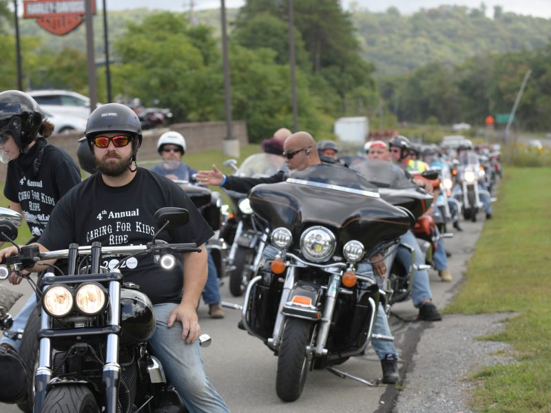 Bikers Ride Caring for Kids