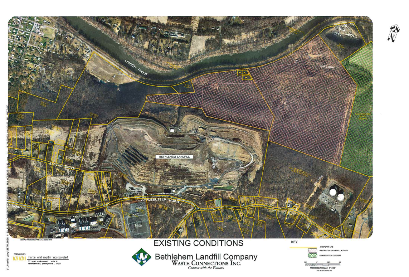 Landfill Rezoning Map