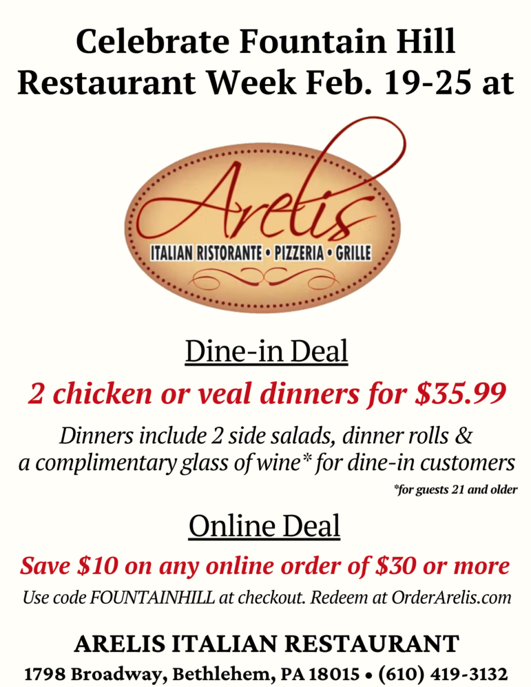 Arelis Restaurant Week Menu