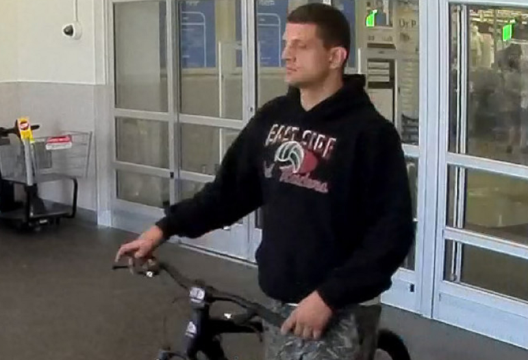 Walmart suspect bike theft