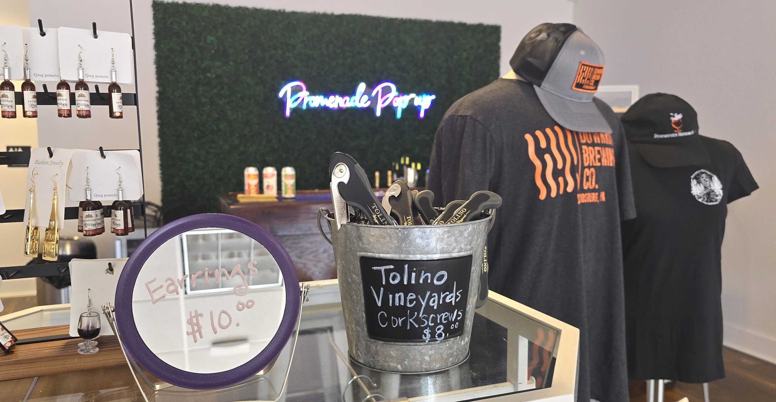 Promenade Pop-Up Downriver Brewing Tolino Vineyards