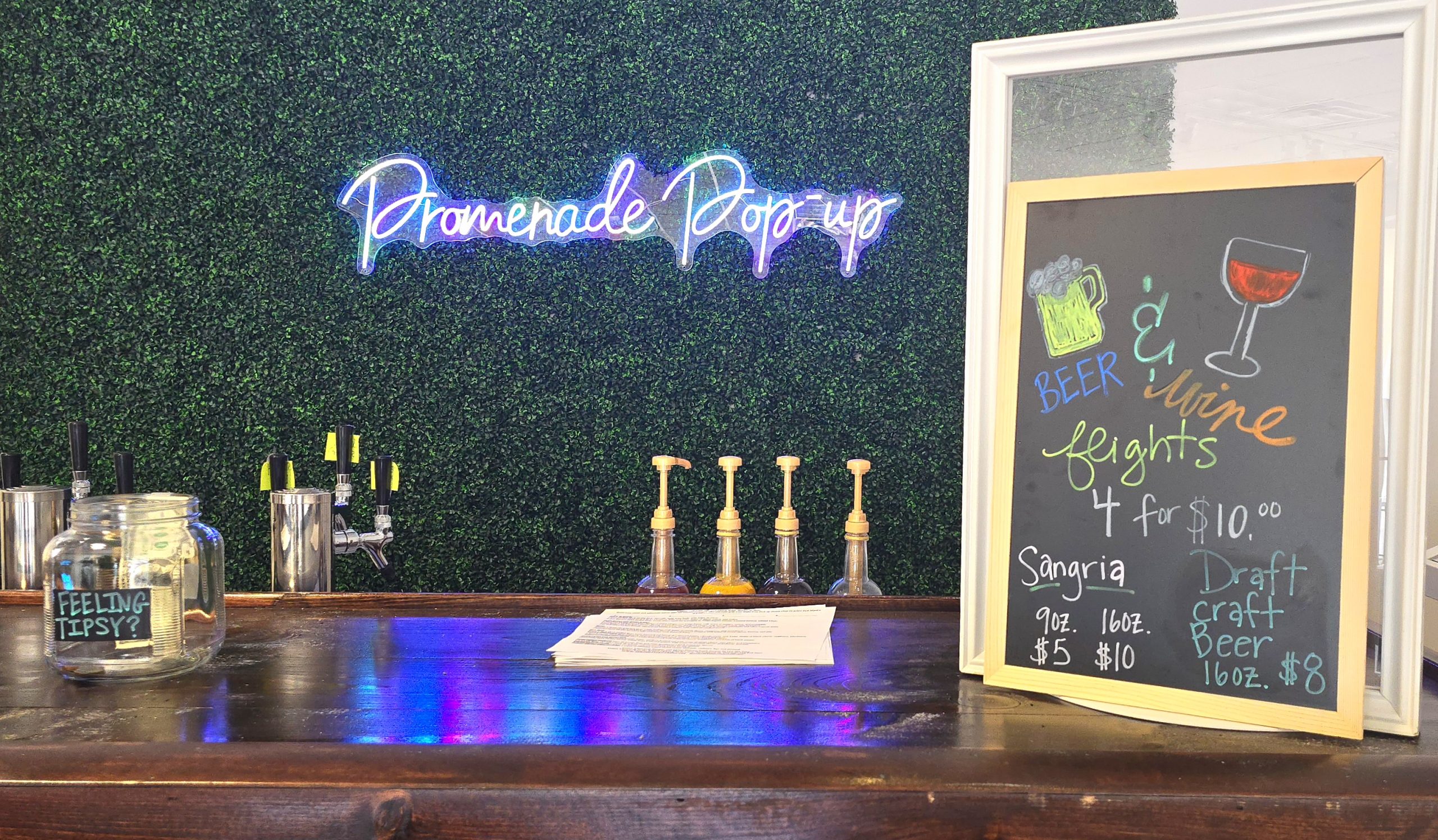 Promenade Pop-Up Downriver Brewing Tolino Vineyards