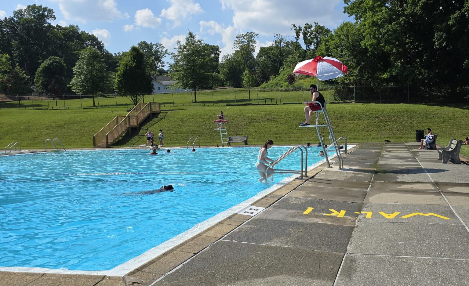 To Swimmers' Delight, Fountain Hill Pool Reopens - Saucon Source