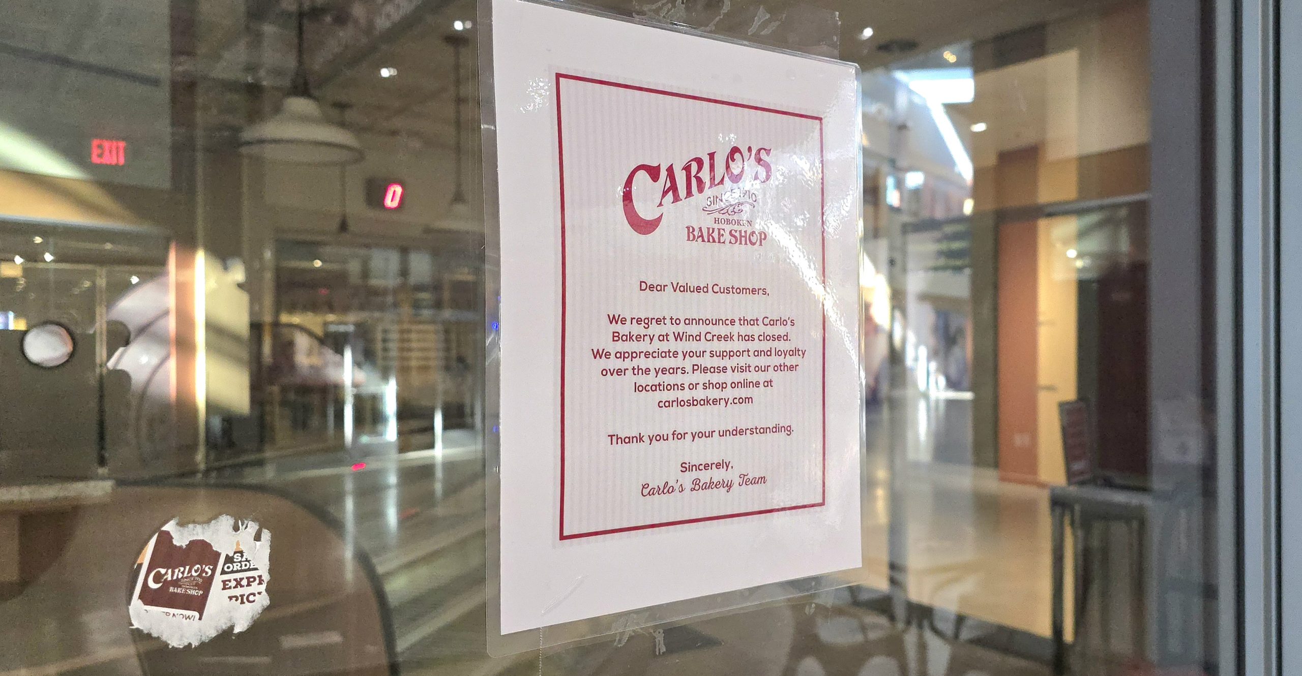 Carlo's Bakery Sign