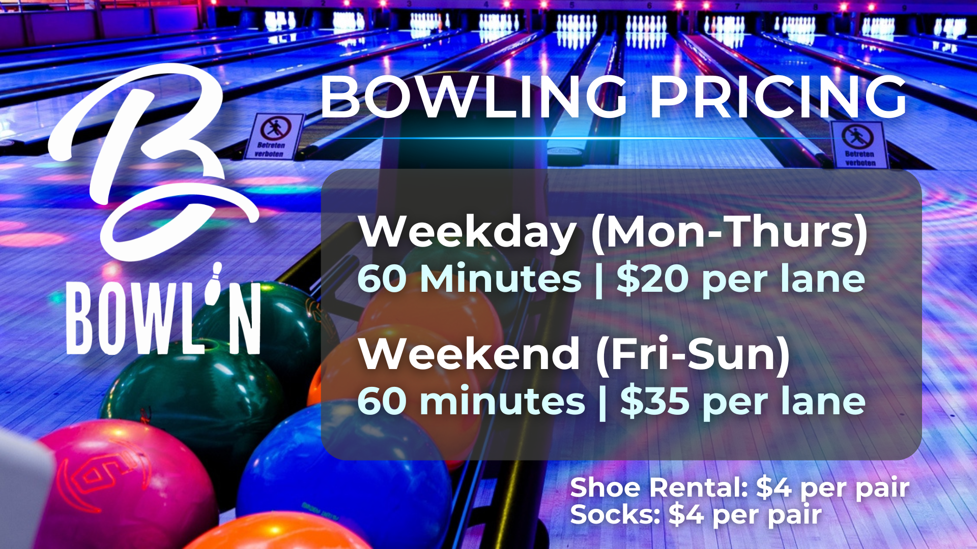 Bowling Pricing B Social